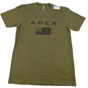 Next Level | Men's Apex Graphic T-Shirt | Green | Size M